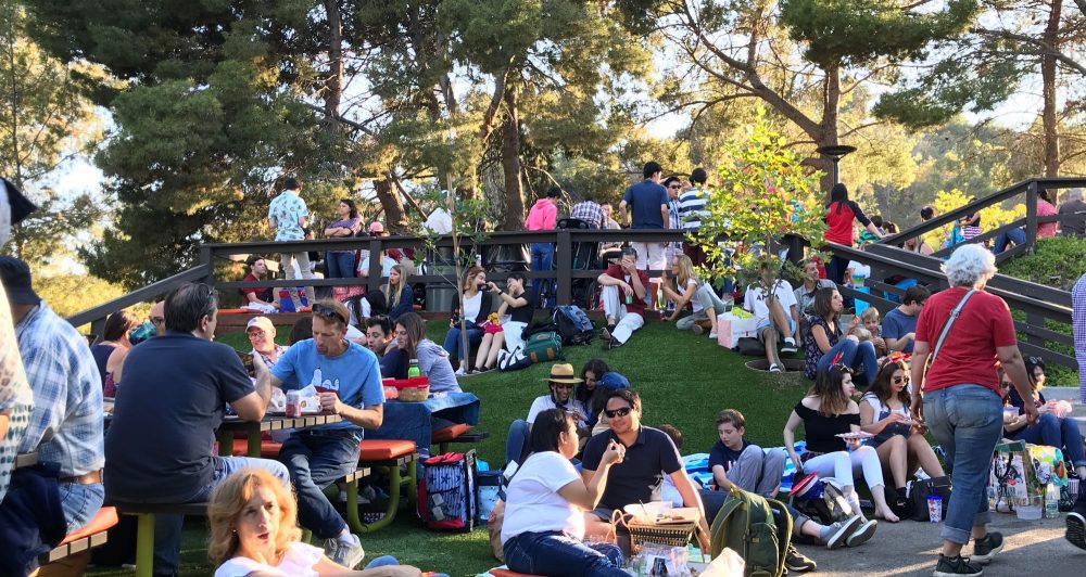 Hollywood Bowl picnic area 