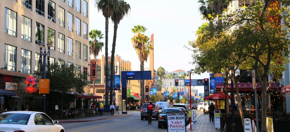 Pine Avenue in Long Beach