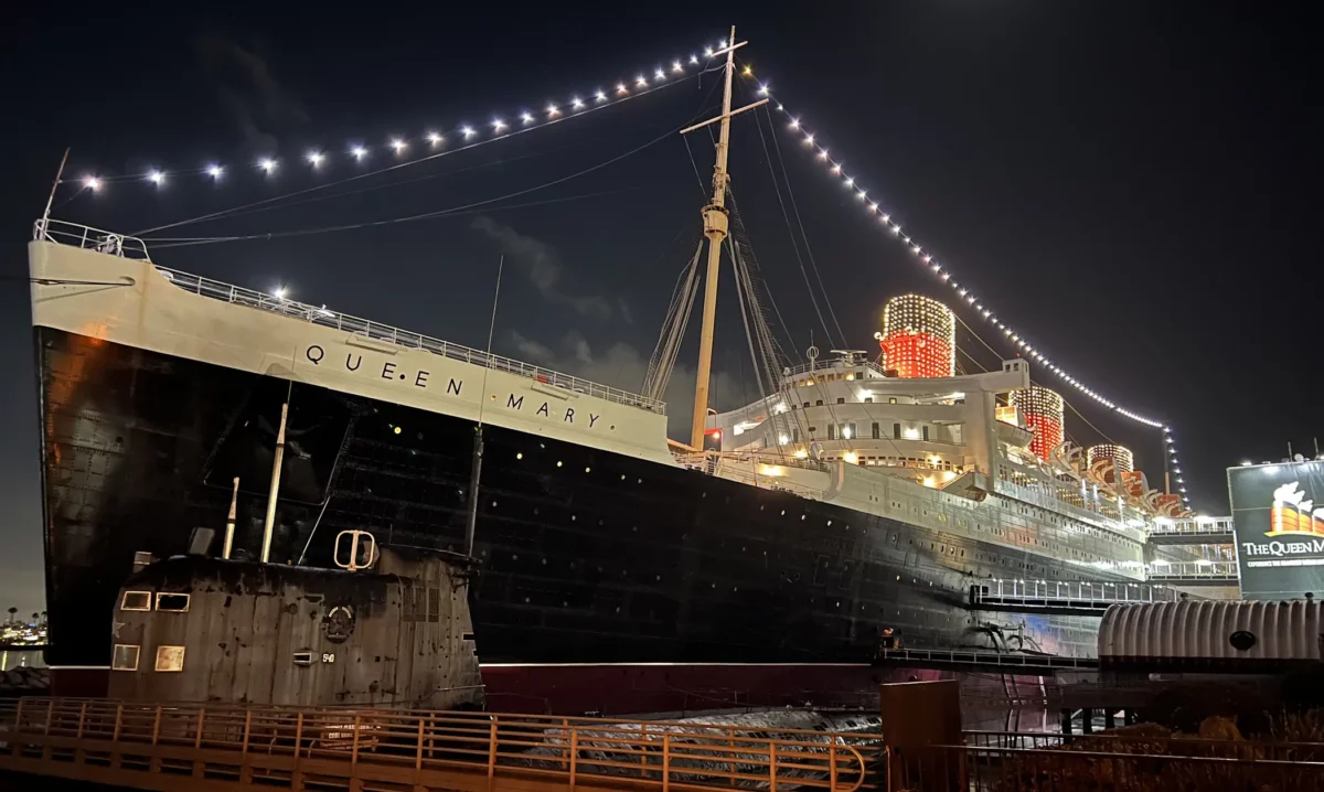 The Queen Mary in December 2023