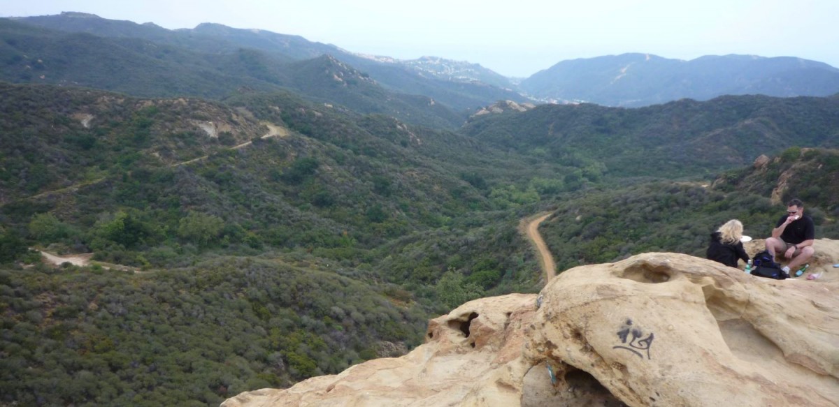 View from the Eagle Rock trail, Topanga Canyon