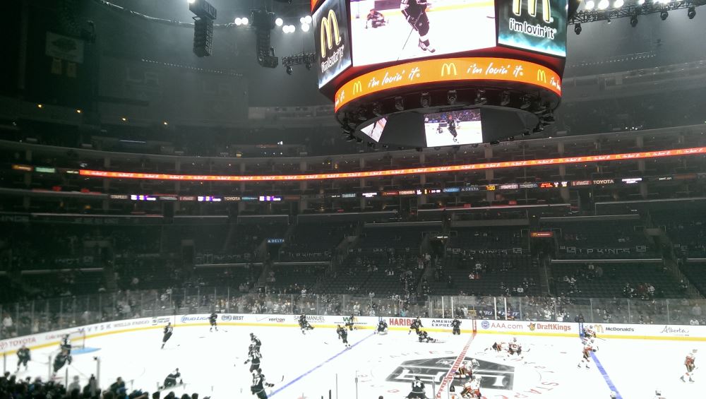 LA Kings at the Staples Center