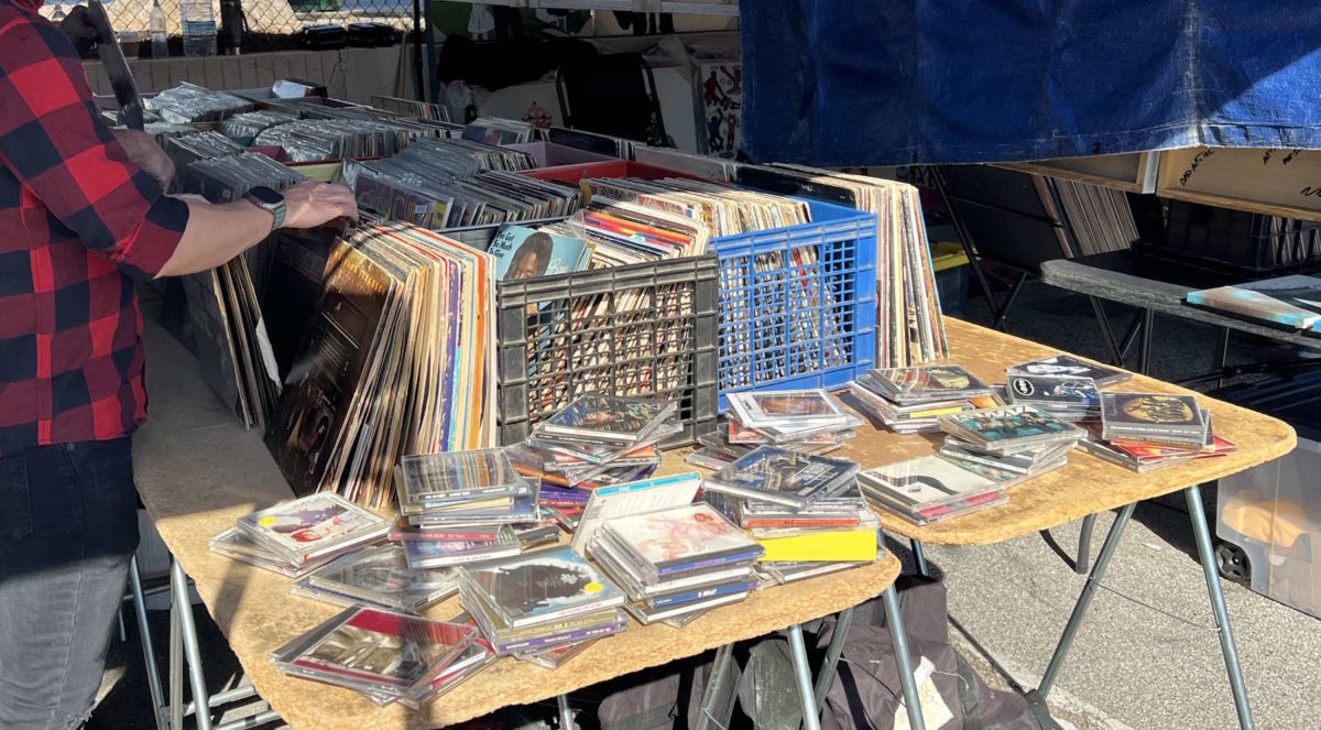 Used records and CDs at the Melrose Trading Post