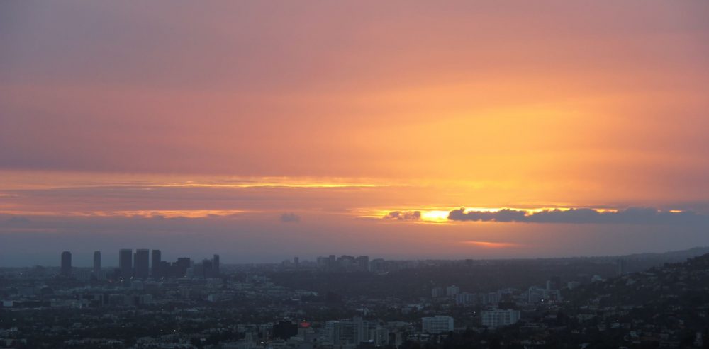 Sunset from the Griffith Park Observatory