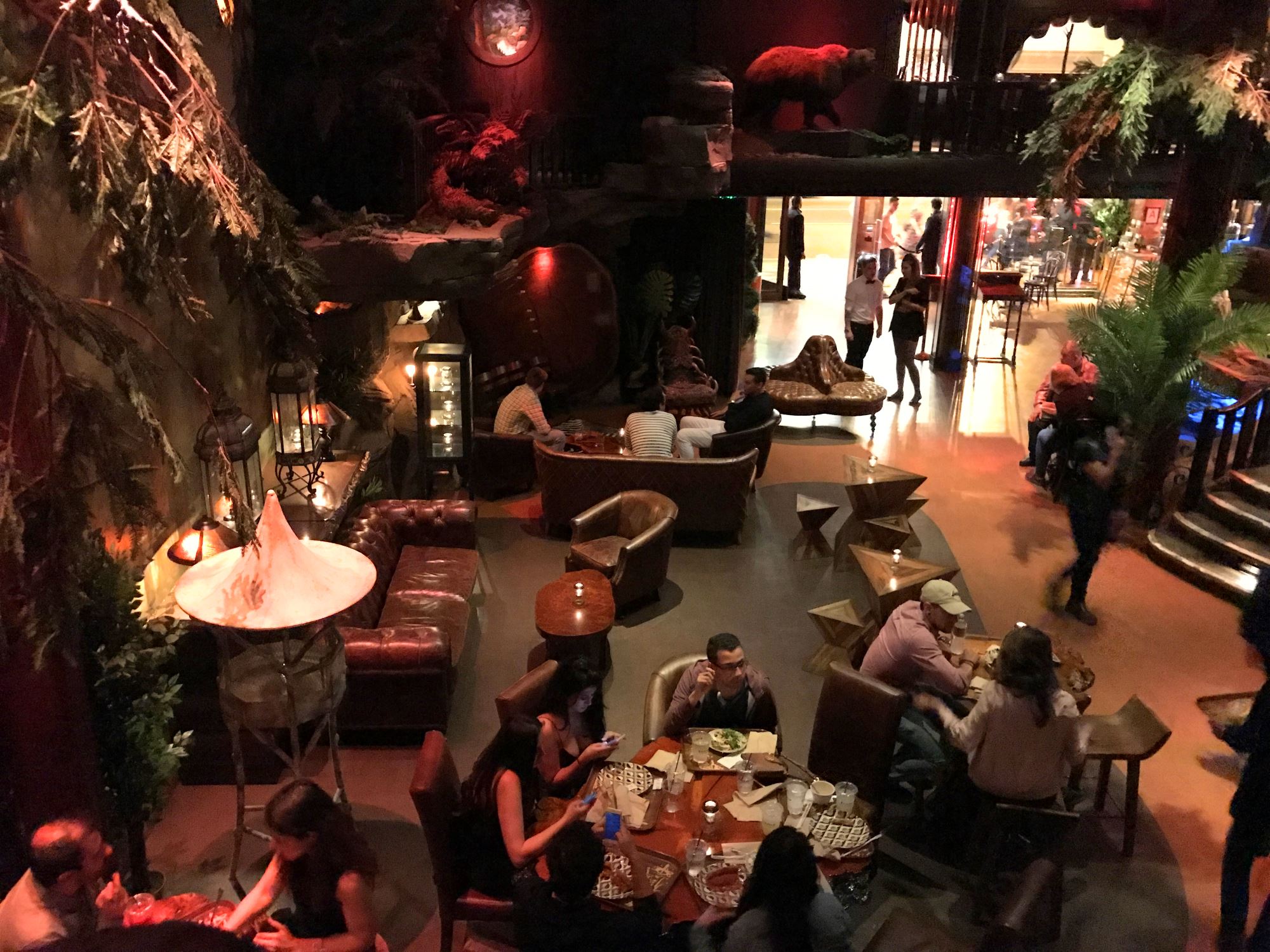 The first floor of Clifton's Cafeteria