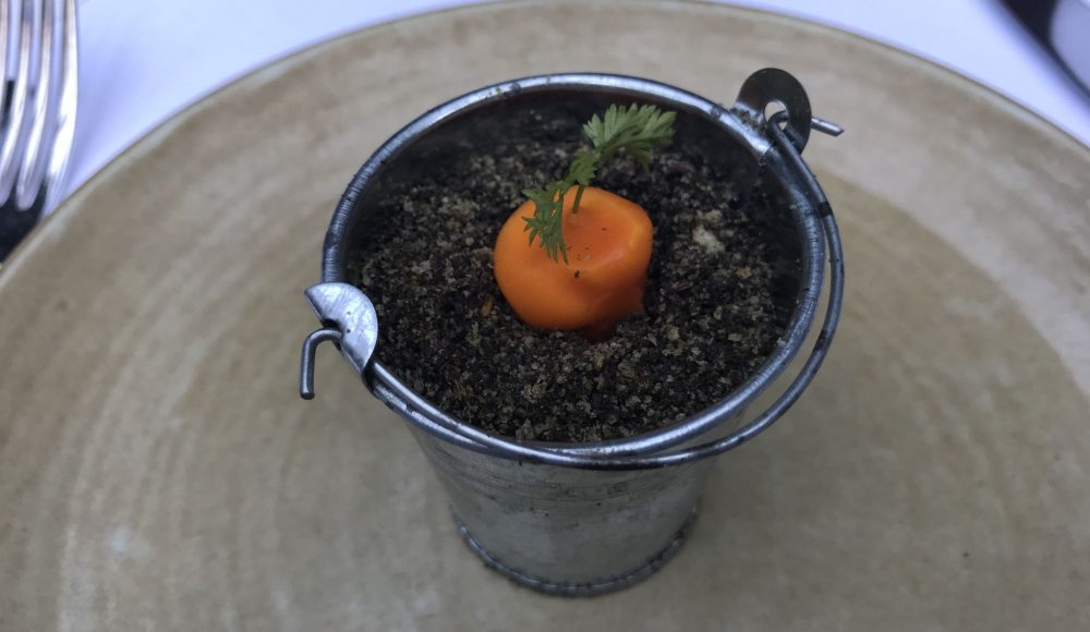 Heirloom Carrot-Kaffir Lime Puree 