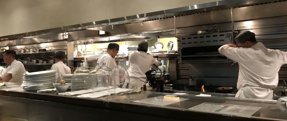 The kitchen at Spago
