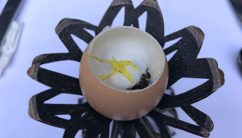 "The Egg" at Spago