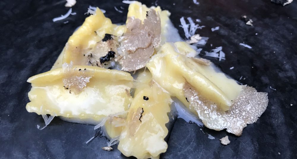 Hand Made Agnolotti with Summer Truffles at Spago