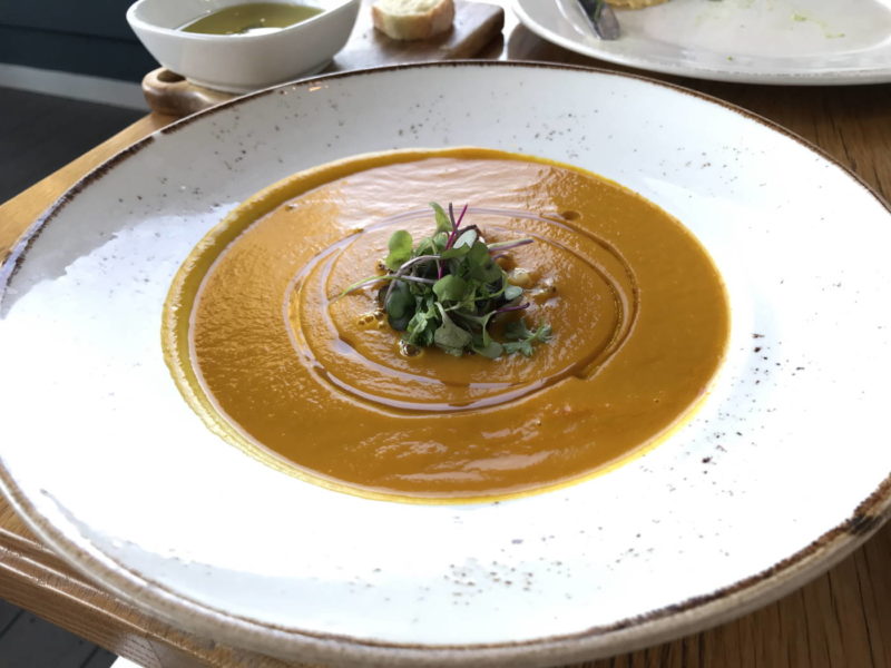 Carrot soup at Nocciola