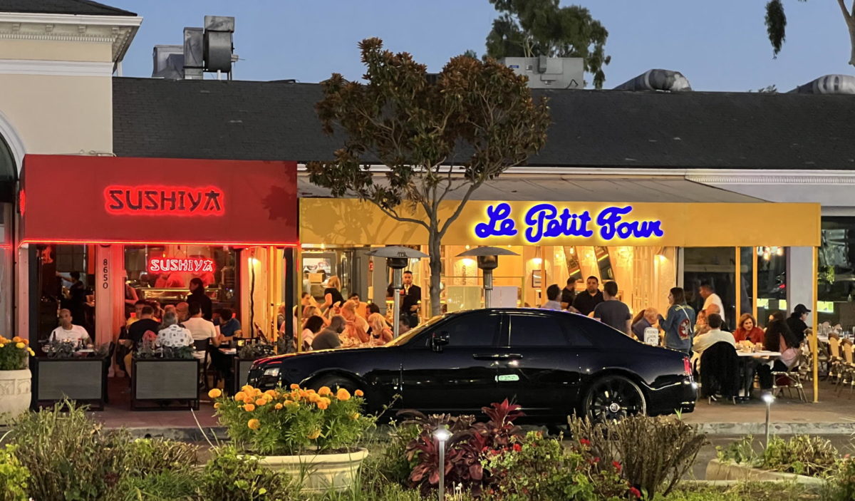 Le Petit Four and Sushiya at Sunset Plaza in West Hollywood